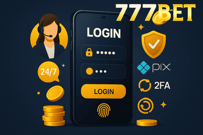 Figura 3 do login da 777BET